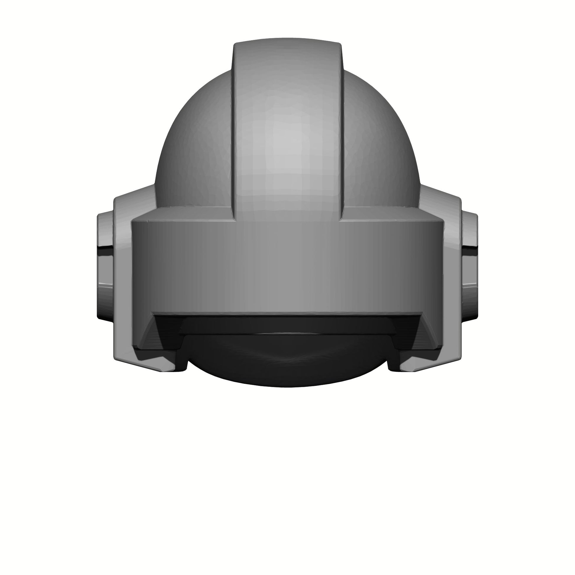 Back of the World Eaters Chapter Helmet MKVI Corvus Style Compatible with McFarlane Toys Space Marines Action Figure