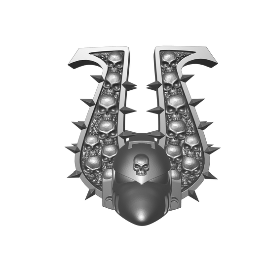 Custom World Devourer Legions Beaky Berzerker Skull Helmet for McFarlane Toys Traitor Marine Action Figures