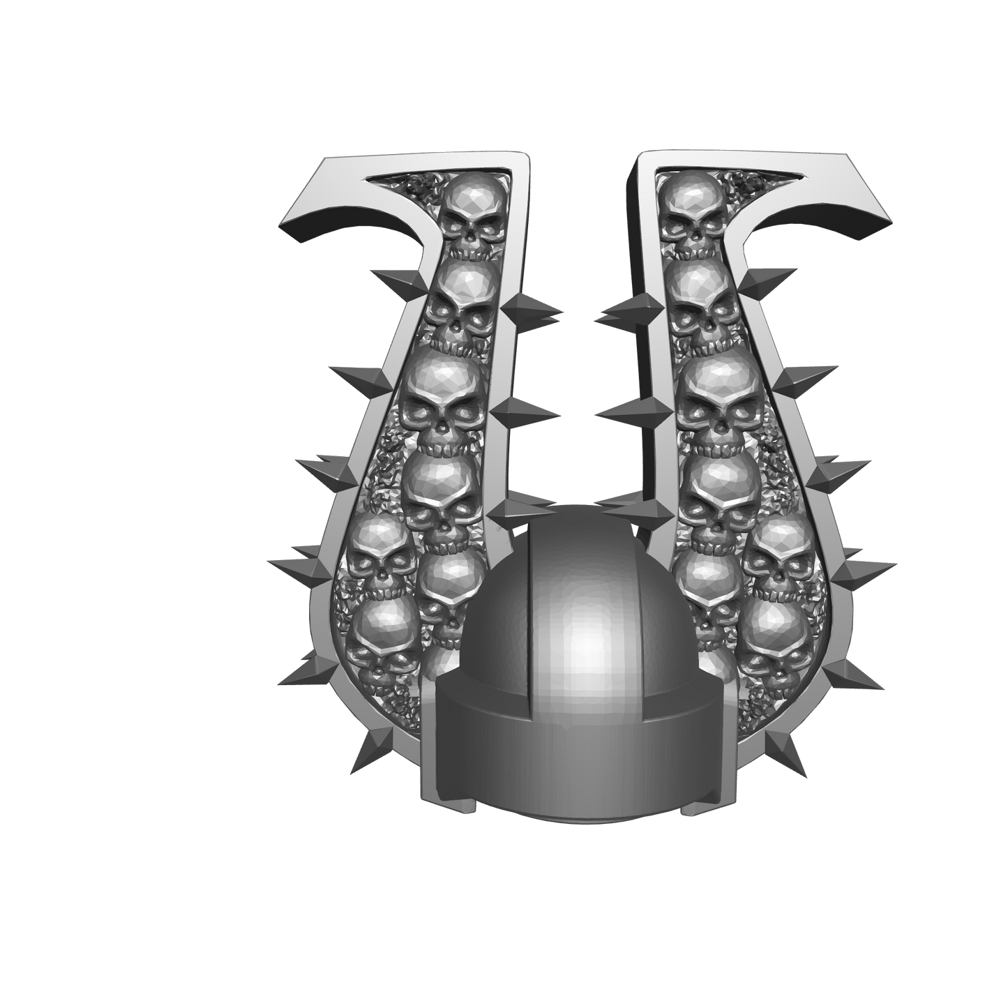 Custom World Devourer Legions Beaky Berzerker Skull Helmet for McFarlane Toys Traitor Marine Action Figures