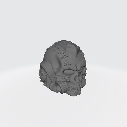 Chaplain Grimaldus Skull Helmet for McFarlane Toys Grimdark Marine Action Figures