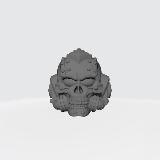 Space Marine Chaplain Grimaldus Skull Helmet for McFarlane Toys Grimdark Marine Action Figures