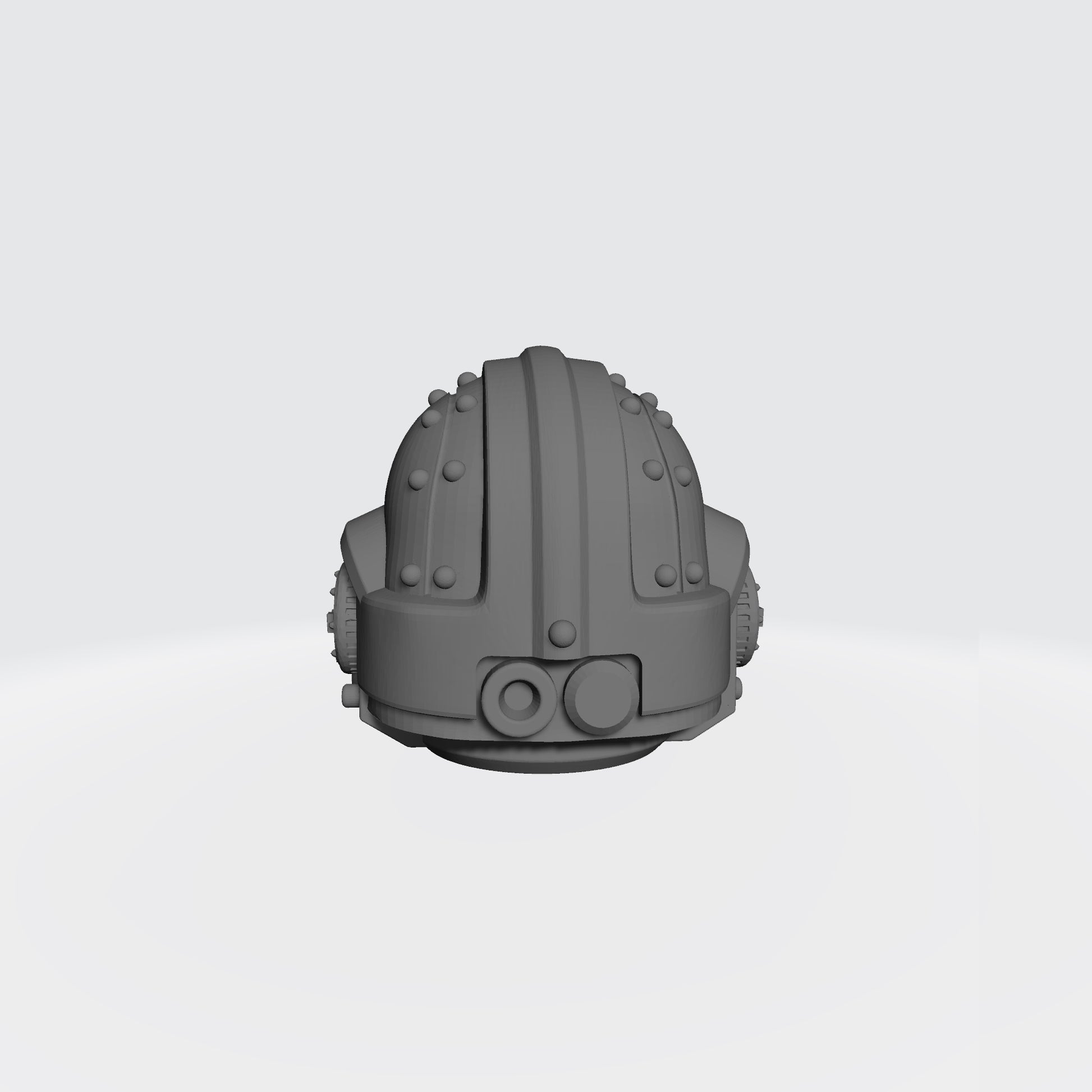 Chaplain Grimaldus Skull Helmet for McFarlane Toys Grimdark Marine Action Figures