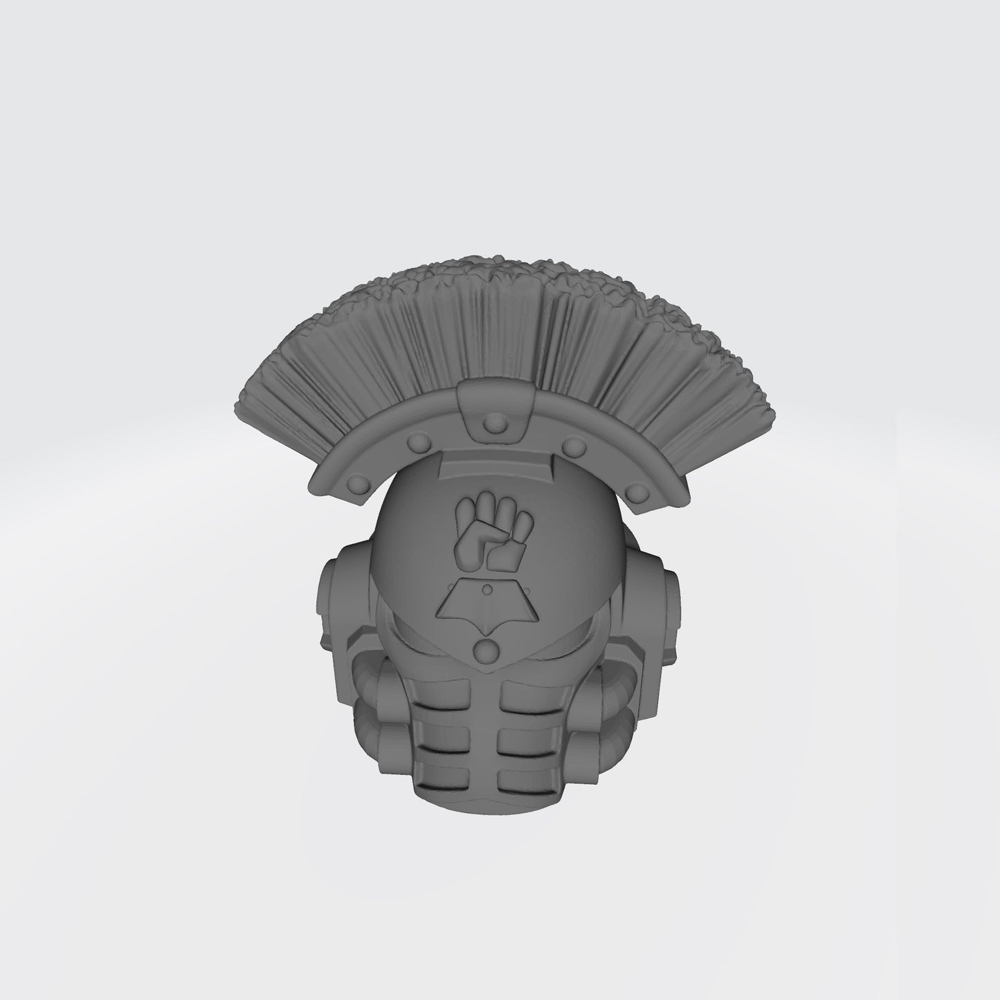 Imperial Fists MK IV Helmet with Crest Deluxe for McFarlane Toys Space Marine Action Figures by Fantasy World Games