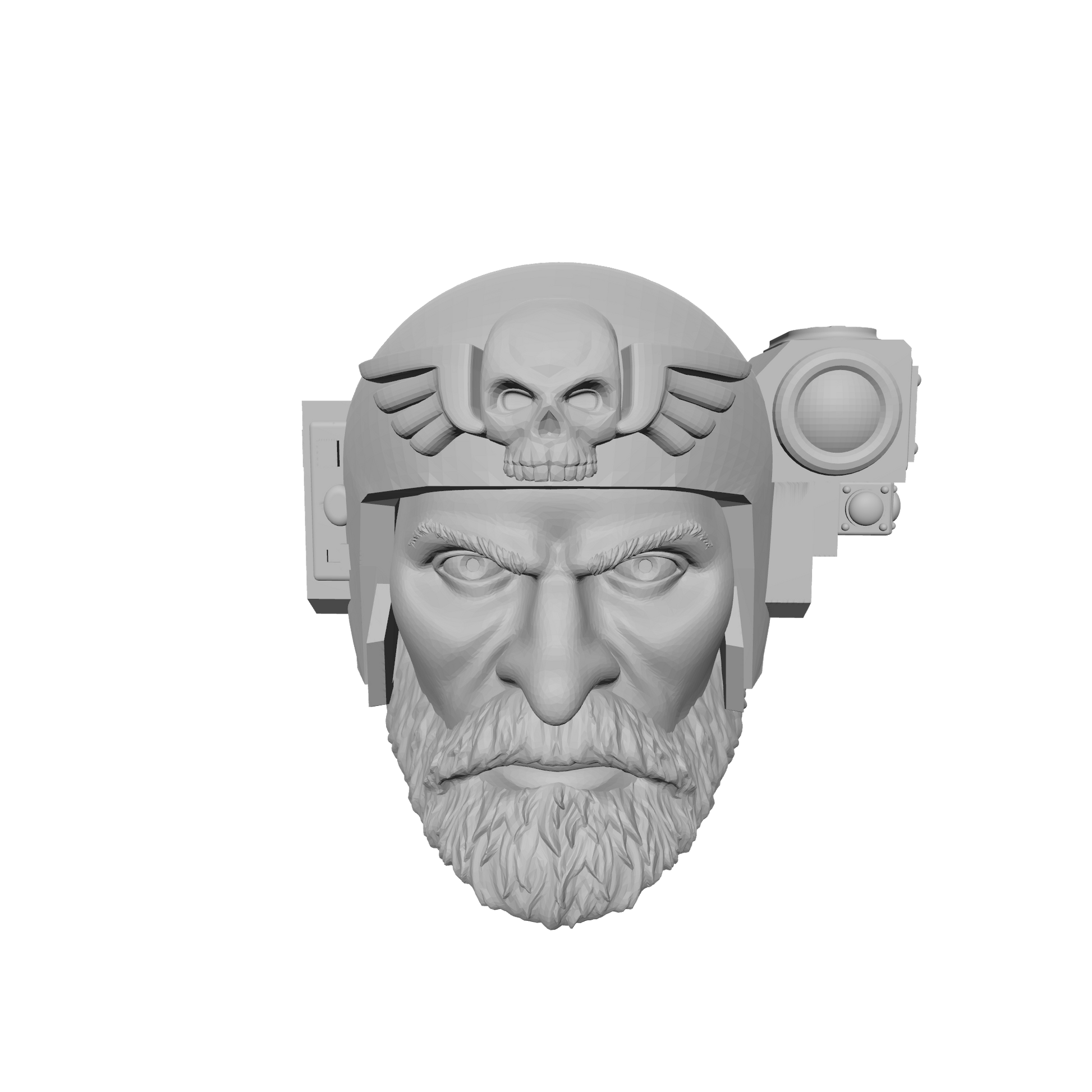 Custom Kasrkin Astra Militarum Head Sculpt Ver: 1 for McFarlane Toys 7in Figure Action Figures