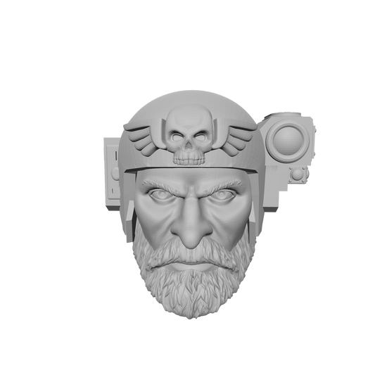 Custom Kasrkin Astra Militarum Head Sculpt Ver: 1 for McFarlane Toys 7in Figure Action Figures