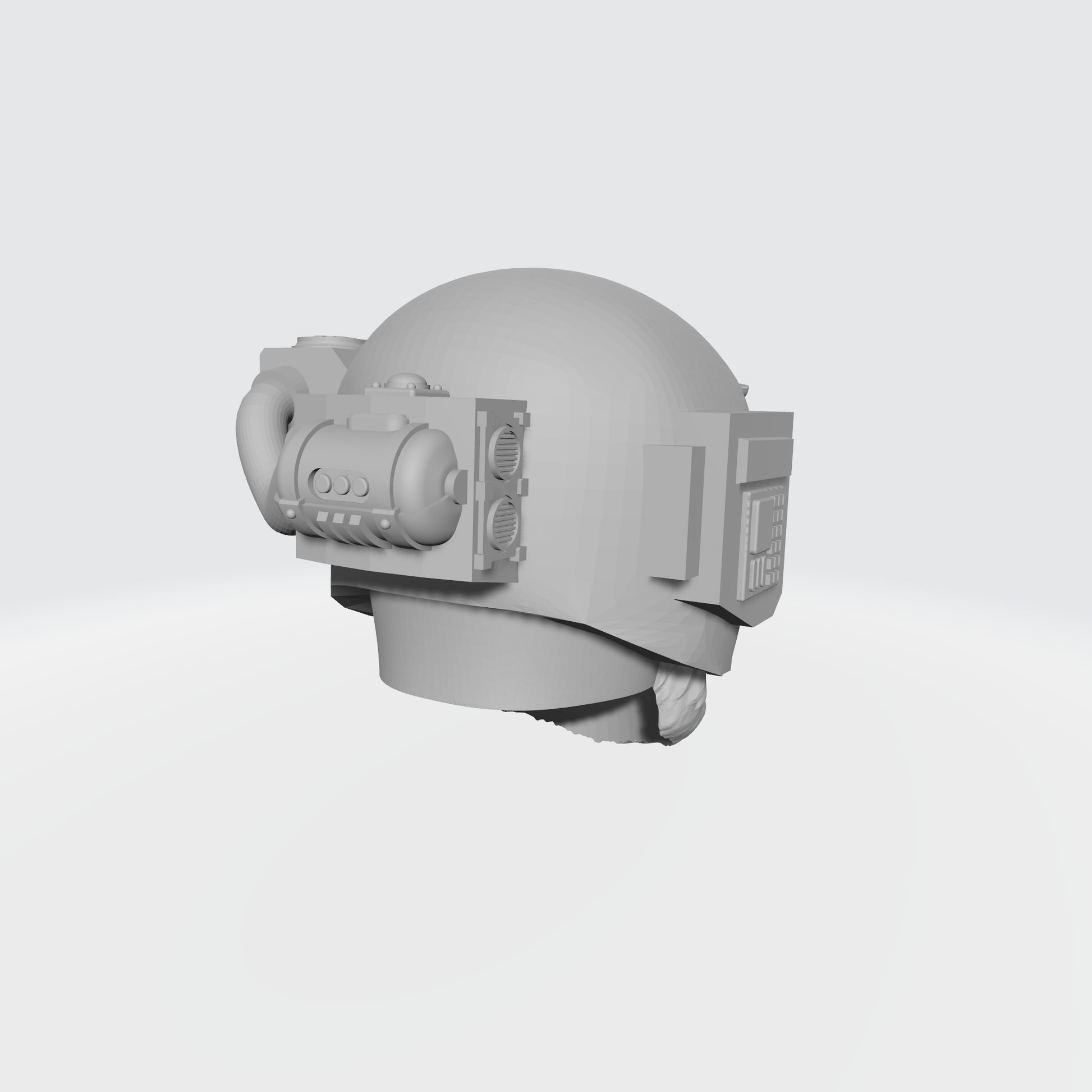 Custom Kasrkin Astra Militarum Head Sculpt Ver: 1 for McFarlane Toys 7in Figure Action Figures