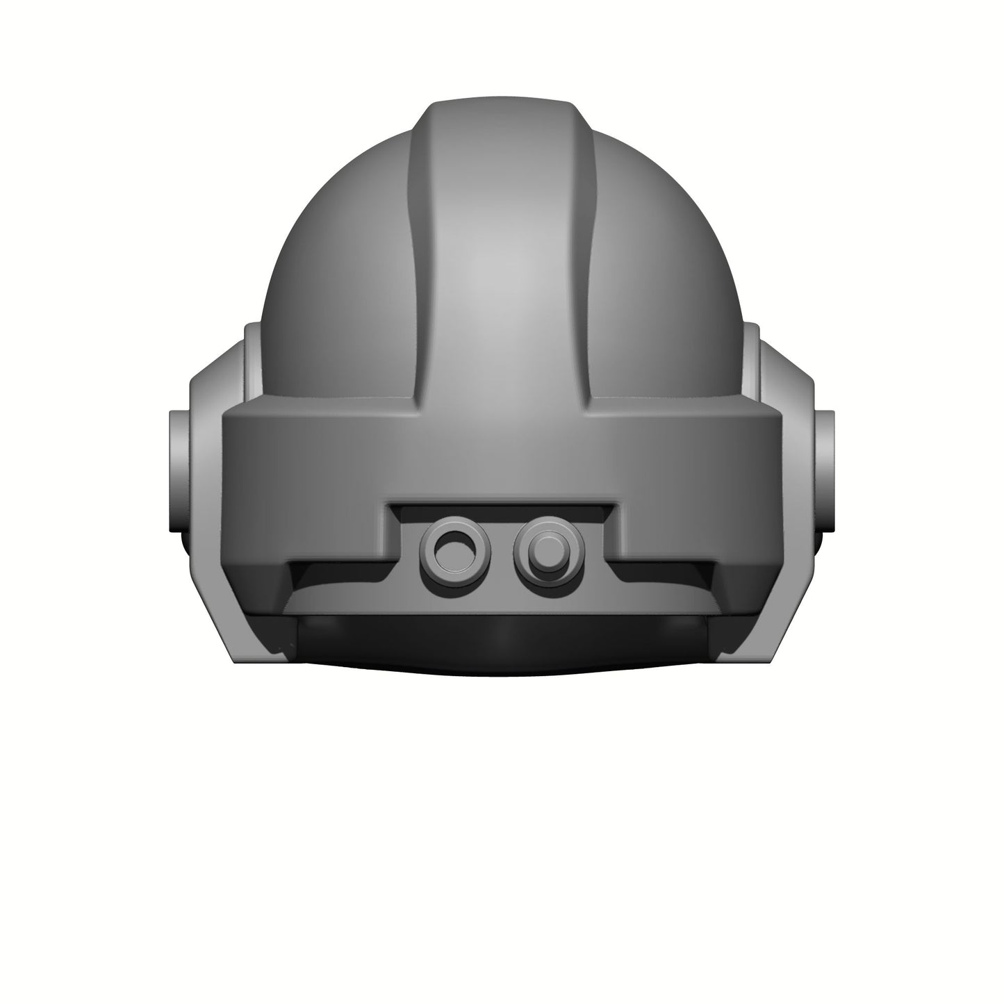 Battle Brother Helmet with Two Tubes and Skull for McFarlane Toys Space Marine Action Figures