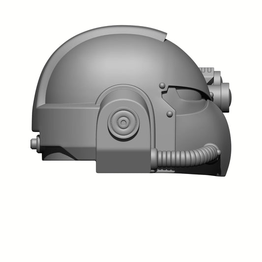 Battle Brother Apothecary Helmet with One Tube and Optics for McFarlane Toys Space Marine Action Figures