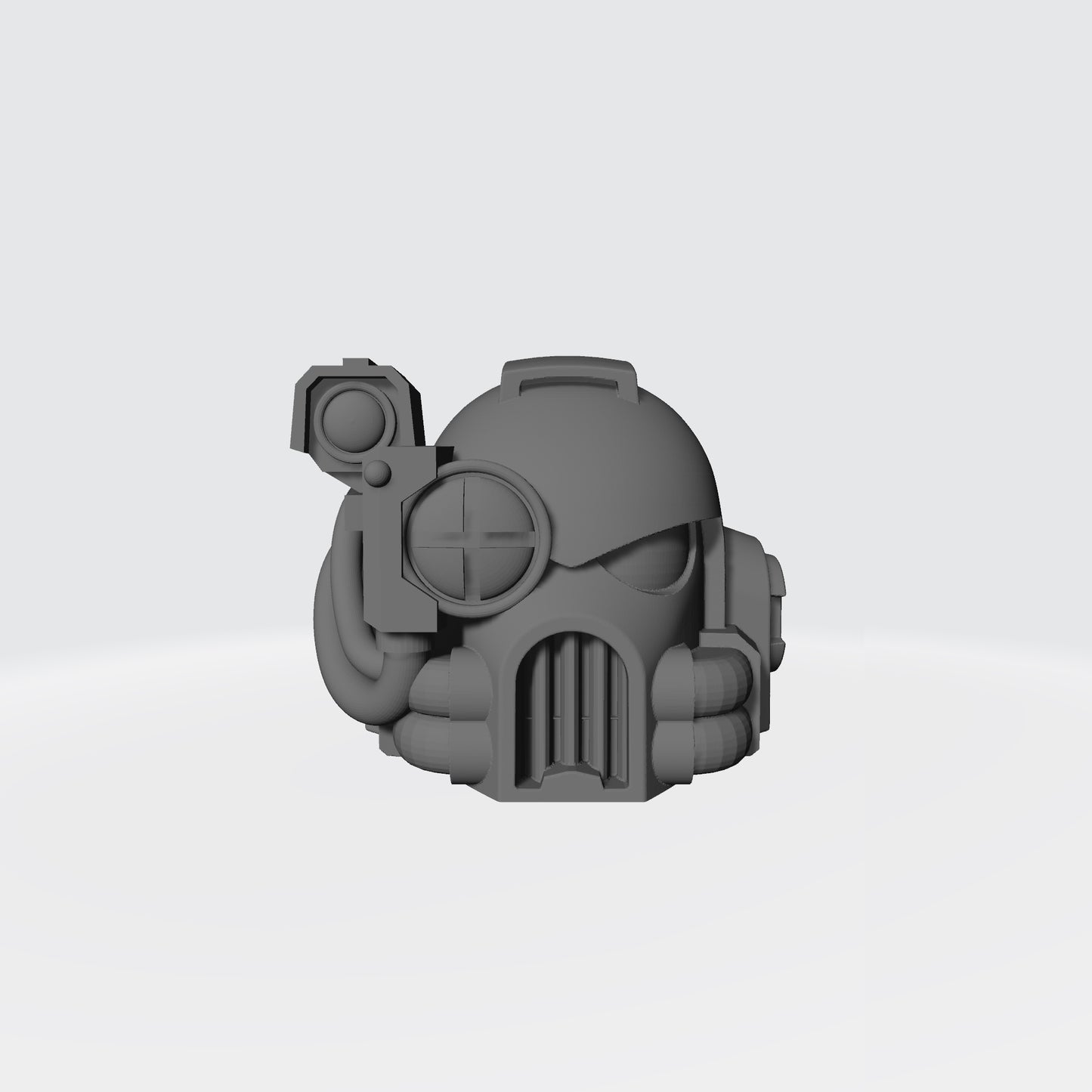 Battle Brother MK VIII Helmet with Optics on the Right for McFarlane Toys Space Mari