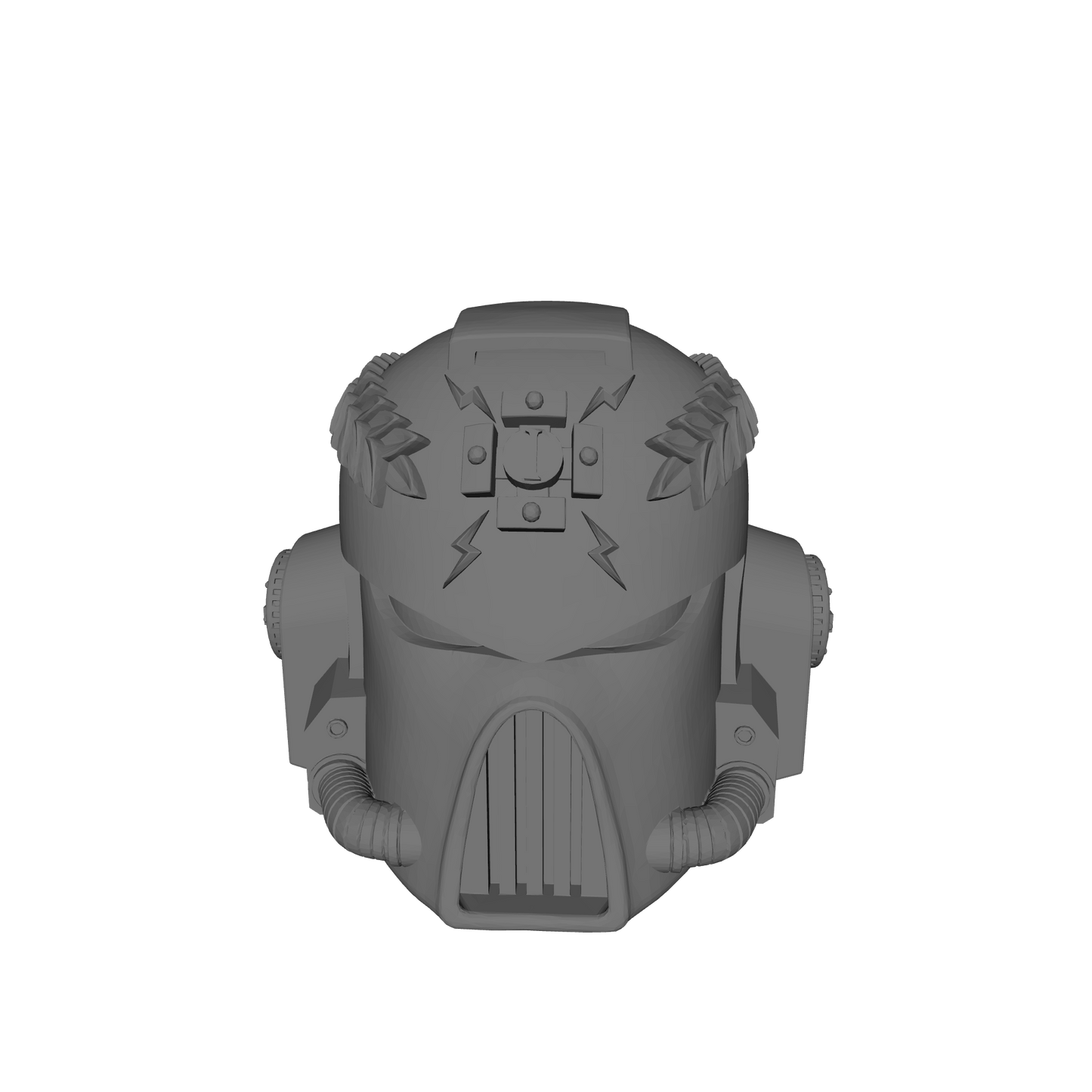 Veteran Space Marine Mark VII Helmet for McFarlane Toys Loyalist Marine Action Figures Custom 1/12th Scale Heads