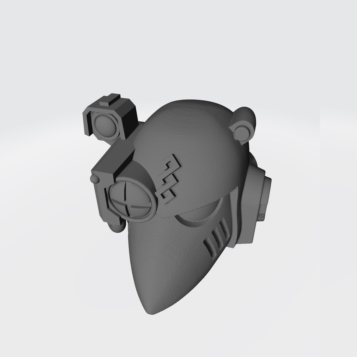 Battle Brother Apothecary Helmet MKVI with Light and Optics Compatible with McFarlane Toys Action Figures