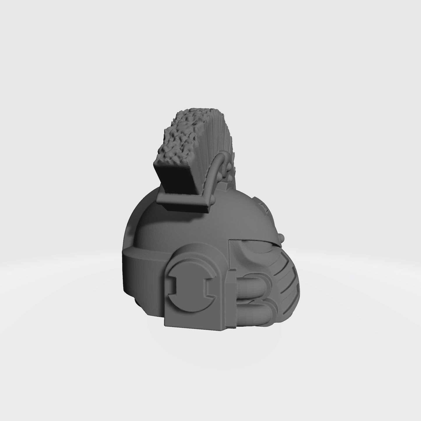 White Scars MK IV Helmet with Crest for McFarlane Toys Space Marine Action Figures
