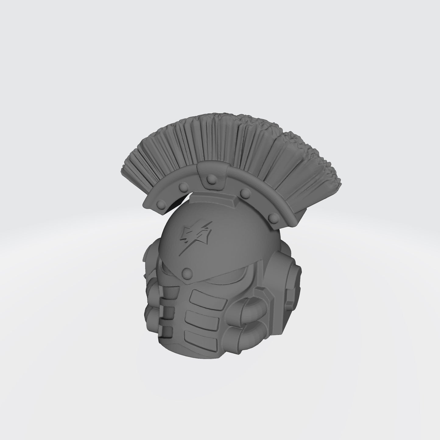 White Scars MK IV Helmet with Crest for McFarlane Toys Space Marine Action Figures