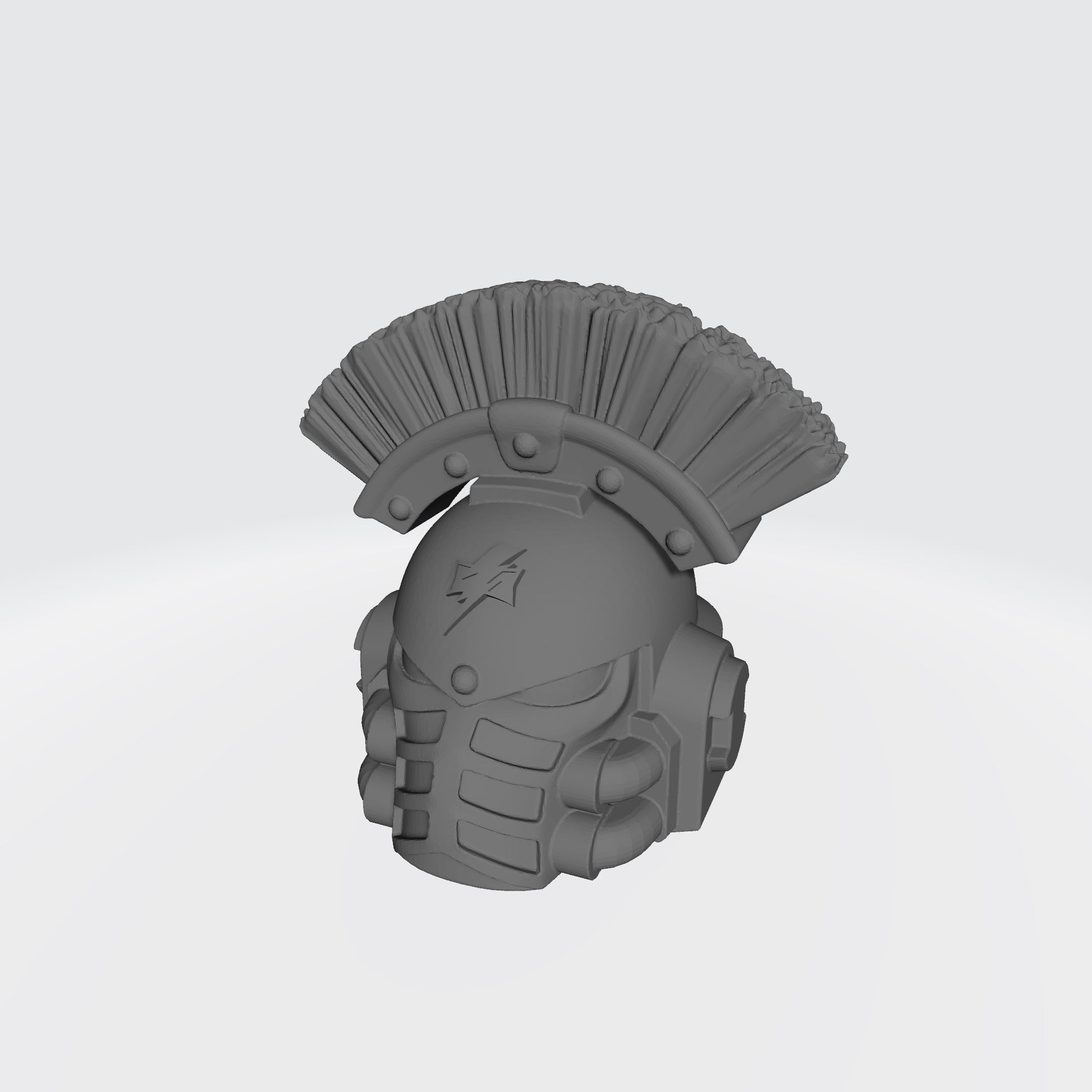 White Scars MK IV Helmet with Crest for McFarlane Toys Space Marine Action Figures
