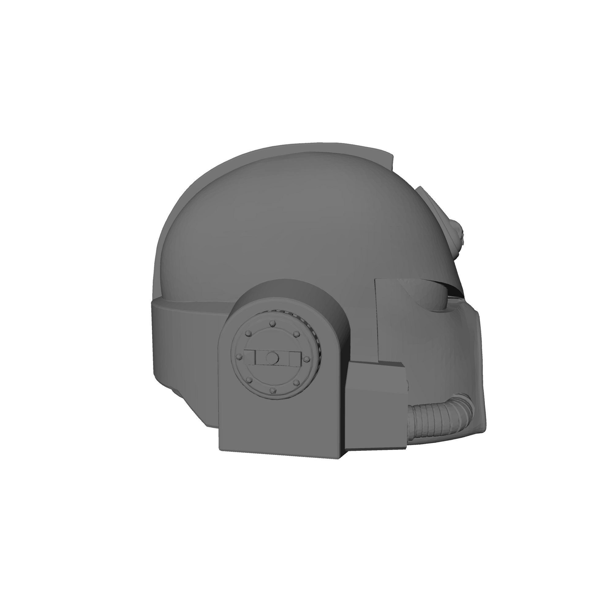 Angels Vermillion Chapter Mark VII Helmet with Blood Drop and Skull for McFarlane Toys Space Marine Action Figures