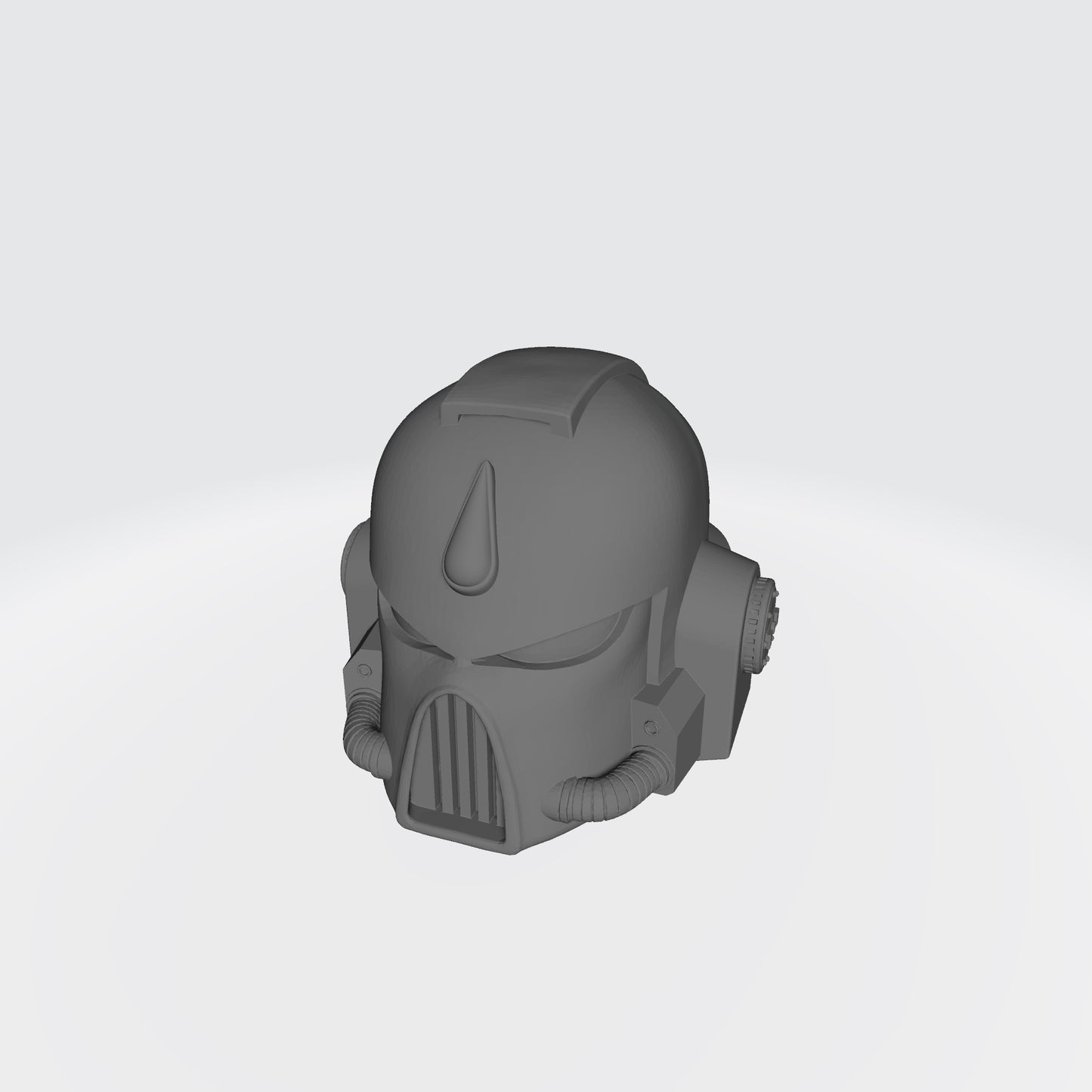 Blood Angels Space Marine Mark VII Helmet with Blood Drop for McFarlane Toys Action Figures