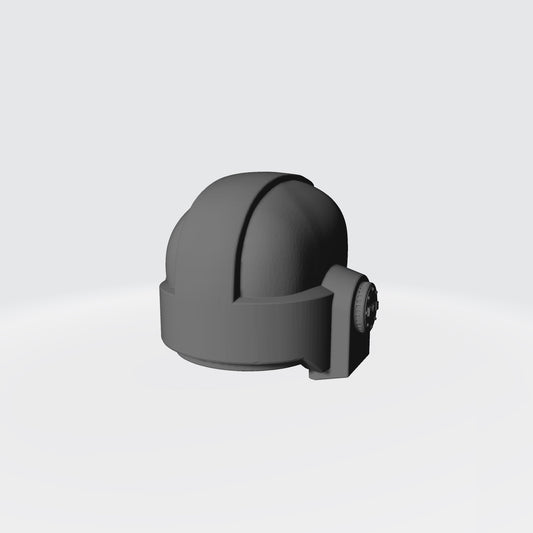 Salamanders Legion MKVII Helmet with Engraved Insignia Compatible with McFarlane Space Marine Action Figures