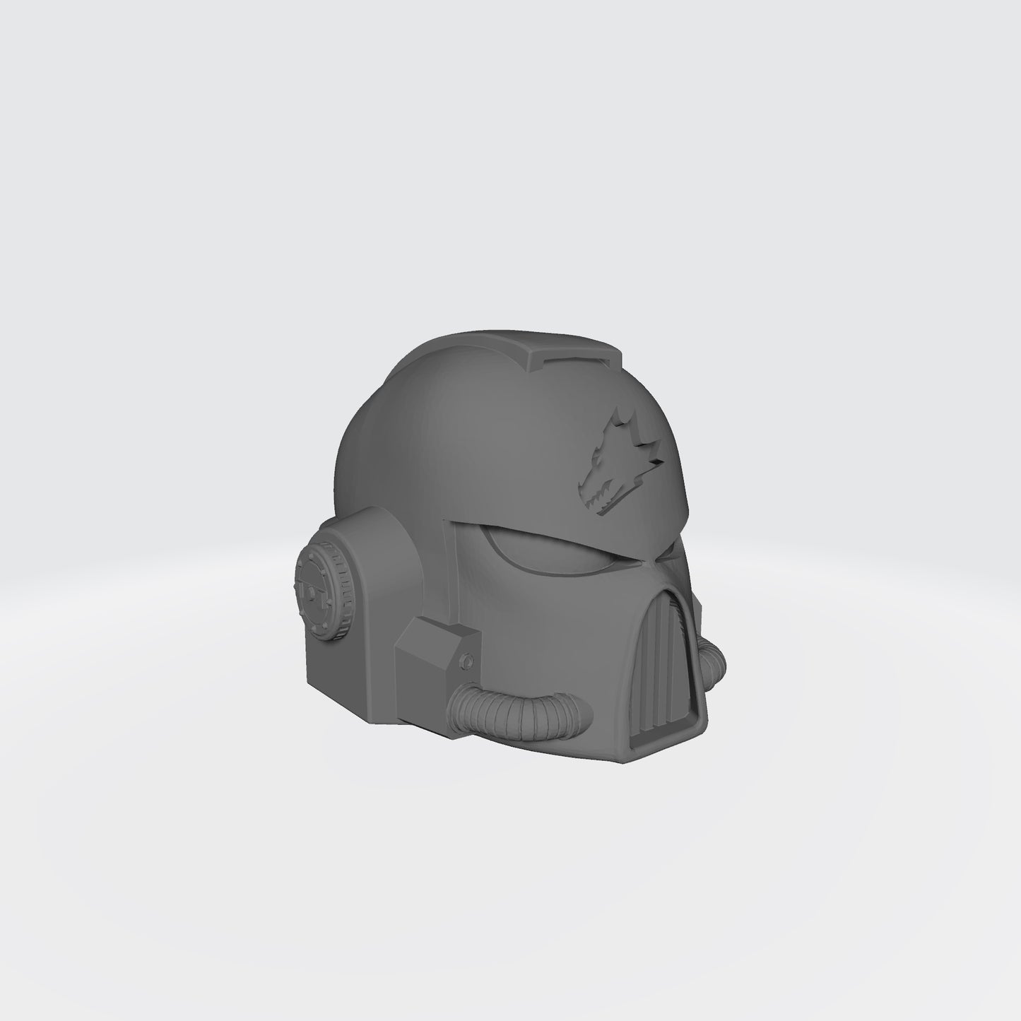 Salamanders Legion MKVII Helmet with Engraved Insignia Compatible with McFarlane Space Marine Action Figures