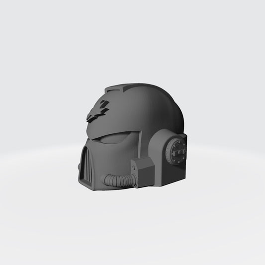 Salamanders Legion MKVII Helmet Compatible with McFarlane Space Marine Action Figures