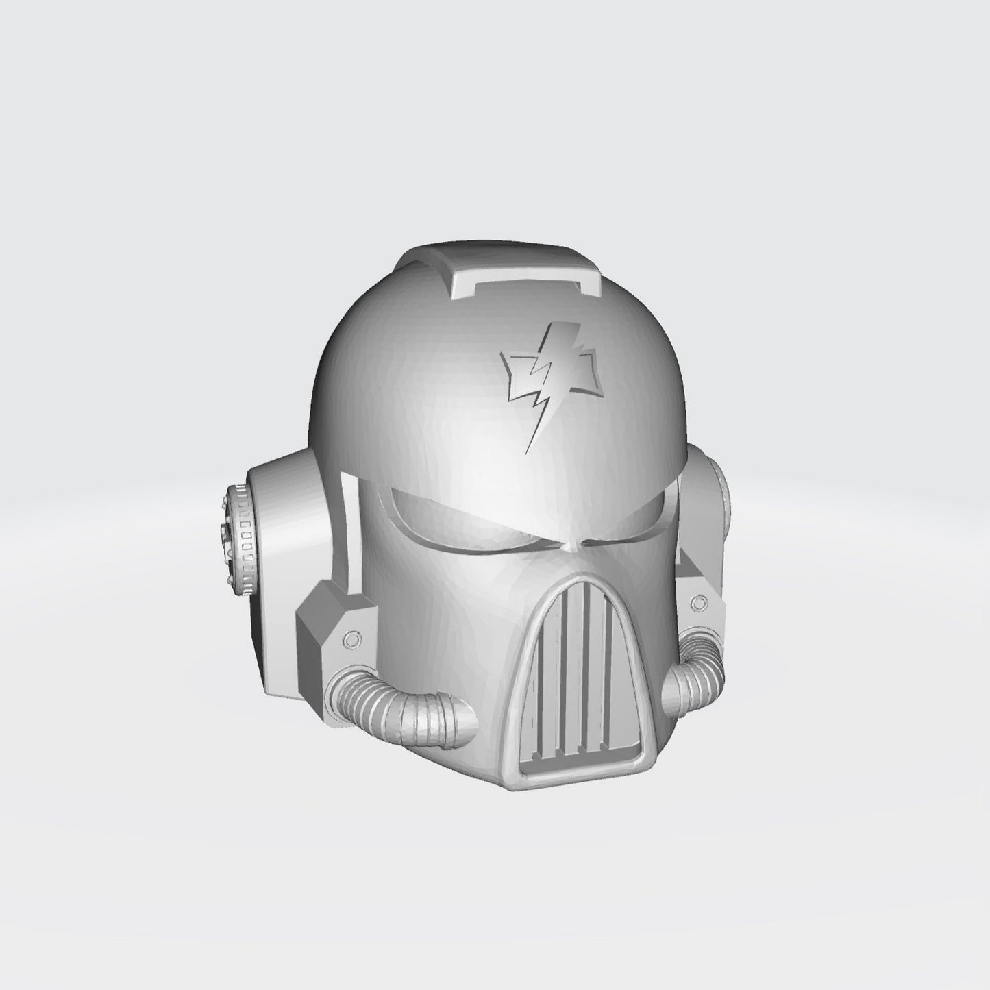 White Scars MK VII Helmet for McFarlane Toys Space Marine Action Figures