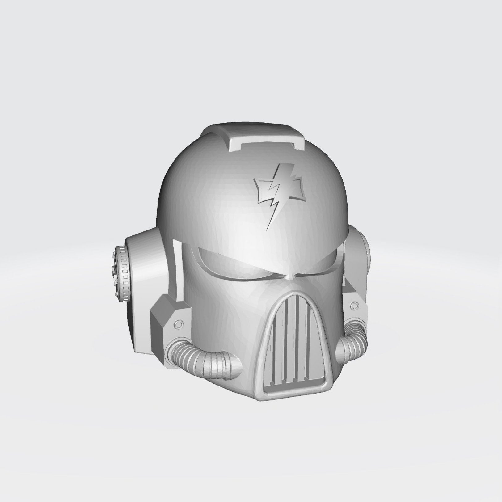 White Scars MK VII Helmet for McFarlane Toys Space Marine Action Figures