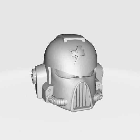 White Scars MK VII Helmet for McFarlane Toys Space Marine Action Figures