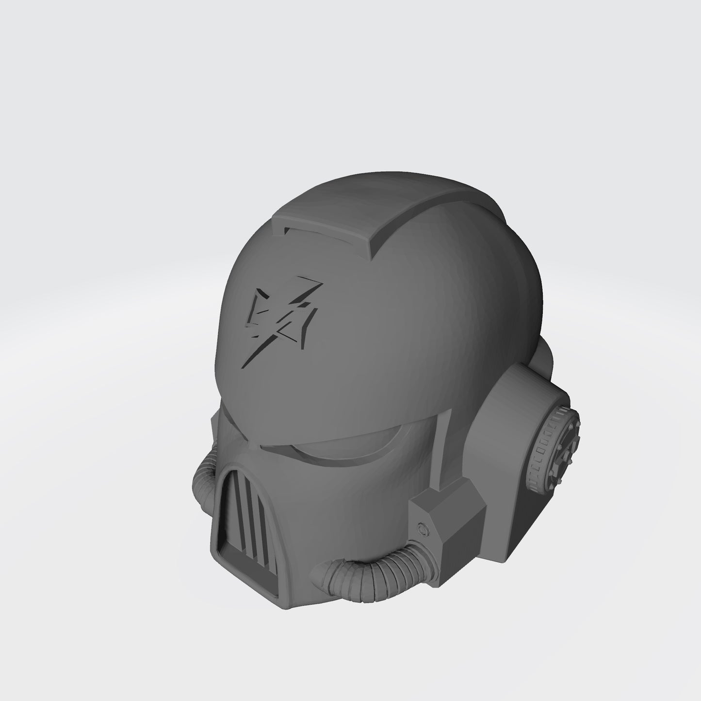 White Scars MK VII Helmet for McFarlane Toys Space Marine Action Figures