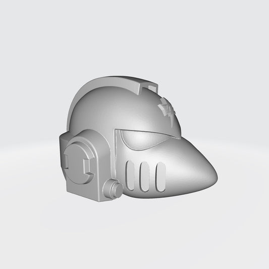 White Scars MKVI Helmet with Vents for McFarlane Toys Space Marine Action Figures