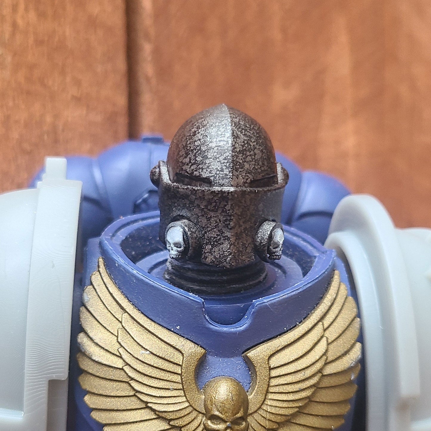 Demon Hunters Helmet Mark V Sallet for McFarlane Toys Space Marine Action Figures
