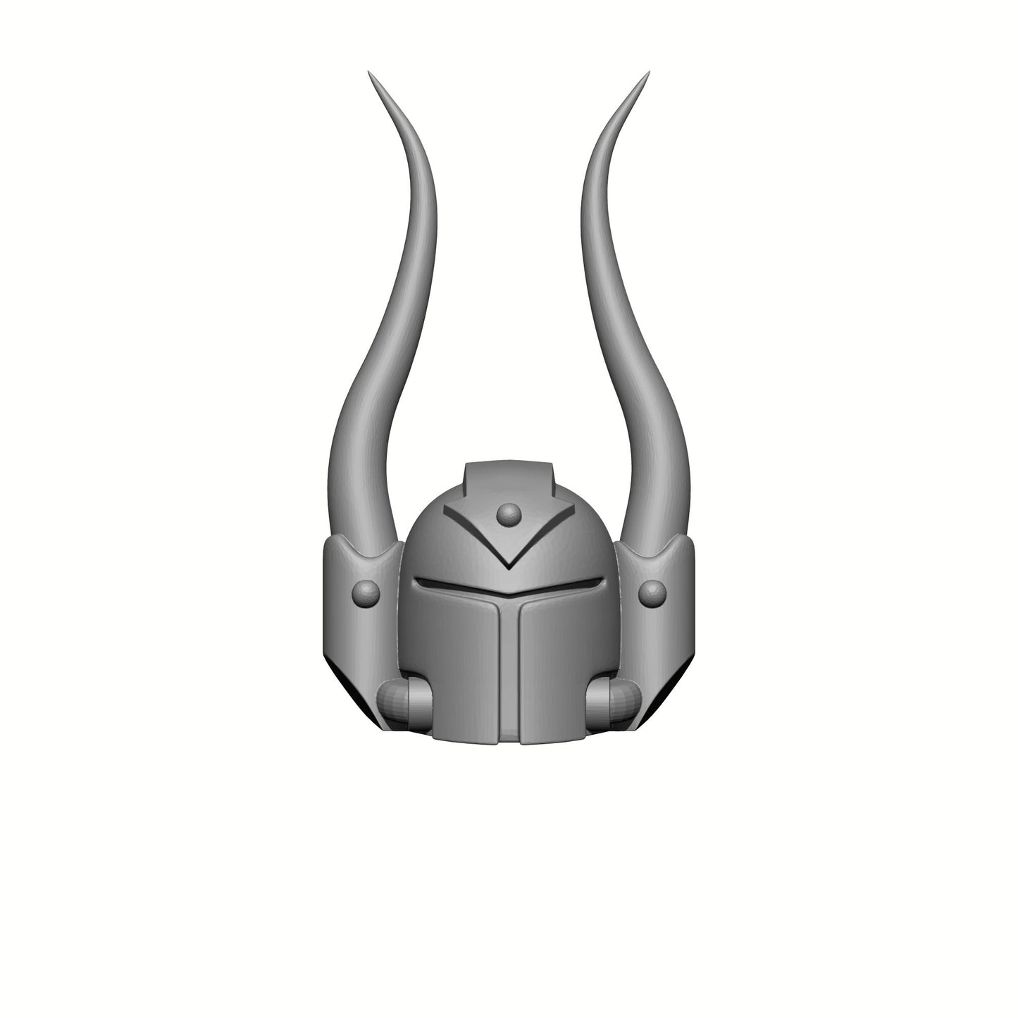 Space Crusader Helmet with Arrow and Horns for McFarlane Toys Space Marine Action Figures