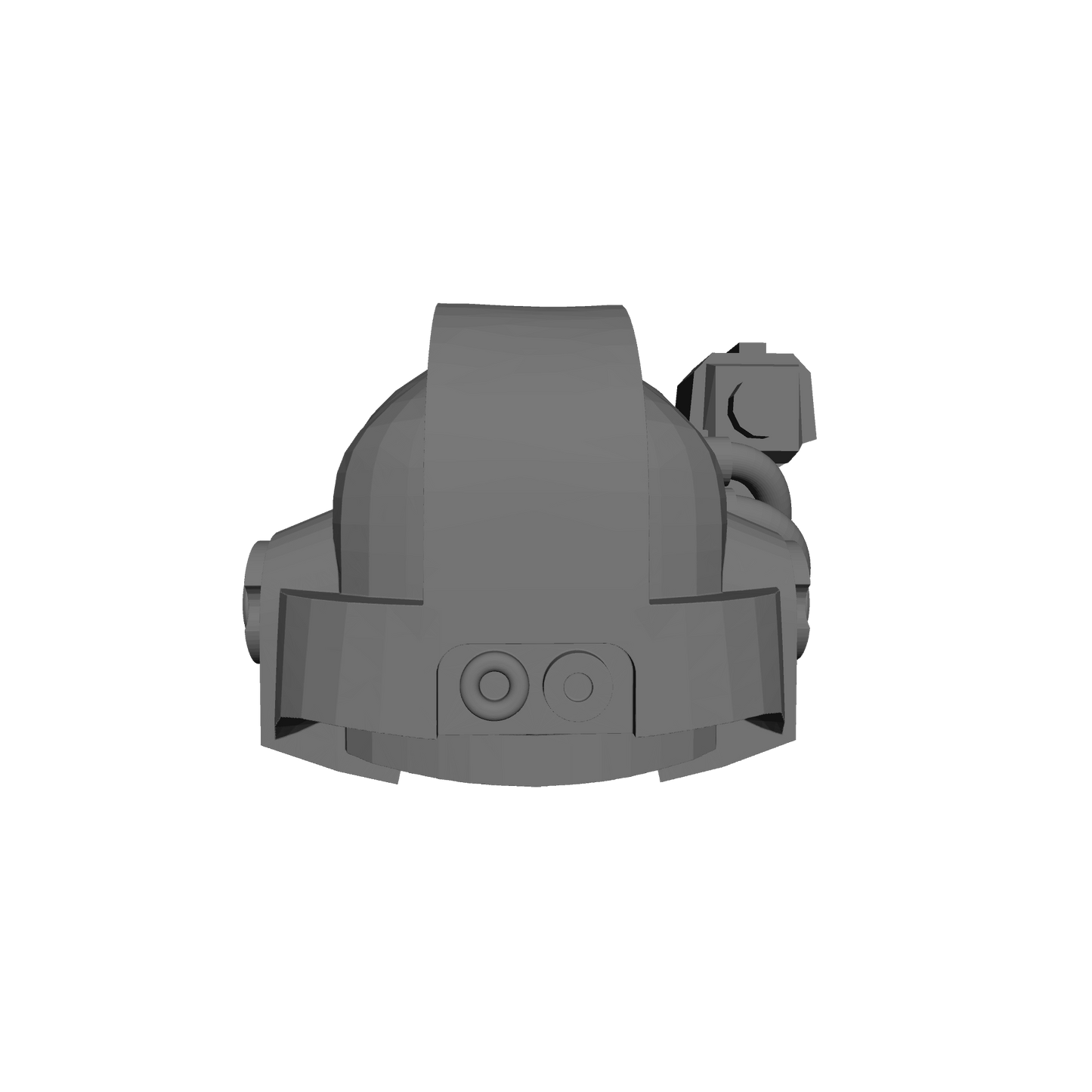 Minotaurs Chapter Spartan Helmet with Right Optic for McFarlane Toys Space Marines Action Figures