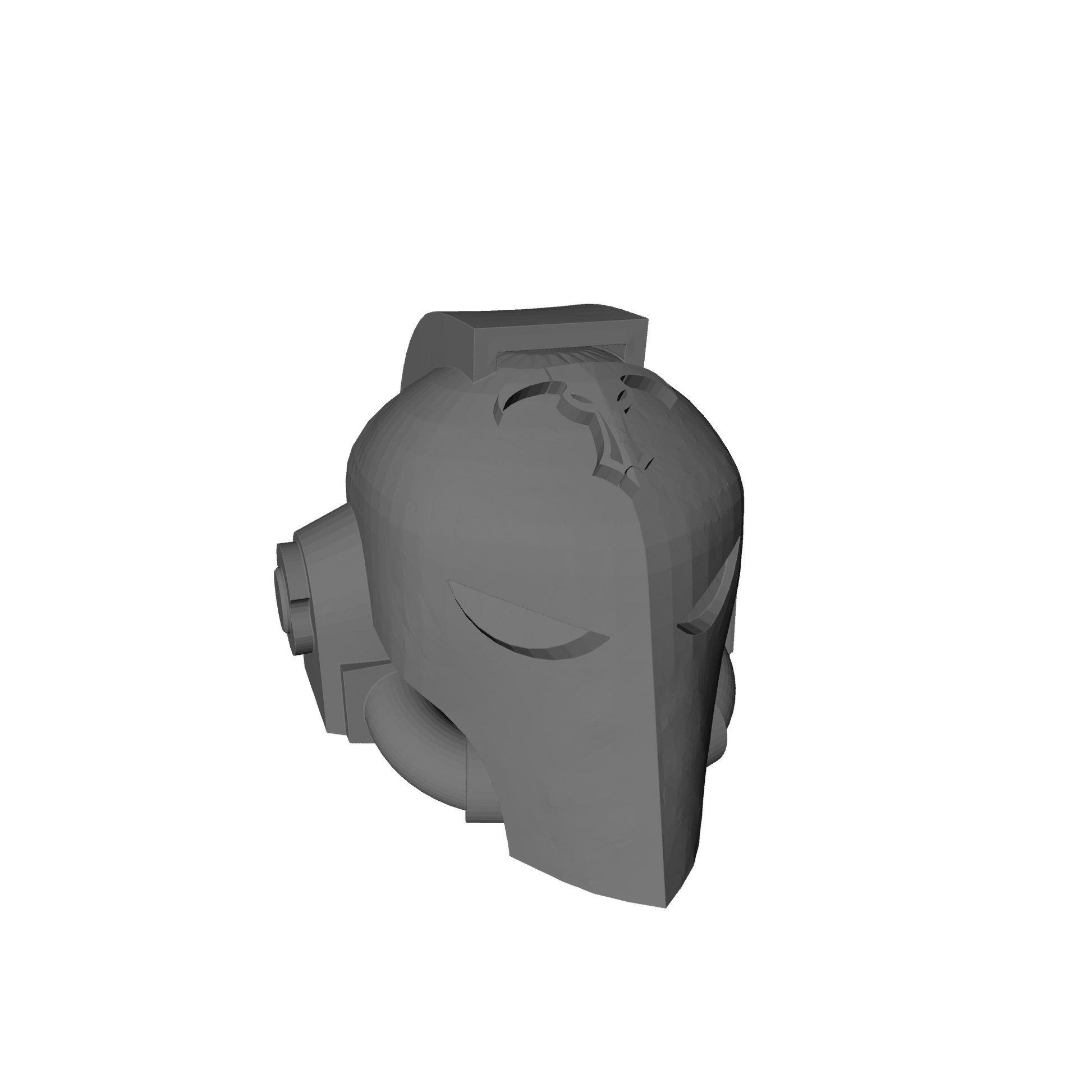 Minotaurs Chapter Spartan Helmet for McFarlane Toys Space Marines Action Figures