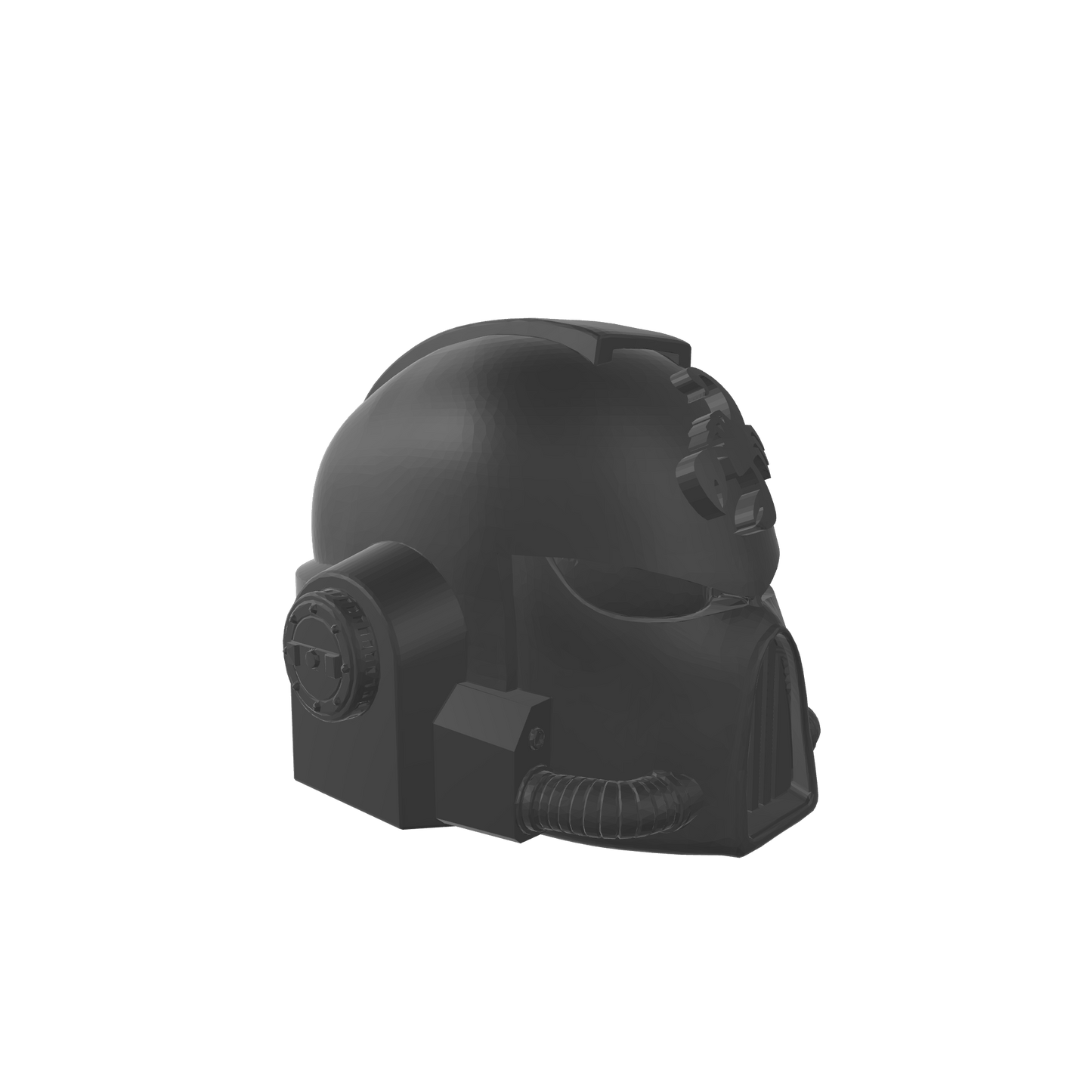 Red Scorpions Chapter Mark VII Helmet for McFarlane Toys Loyalist Marine Action Figures Custom 1:12th Scale Head Swap