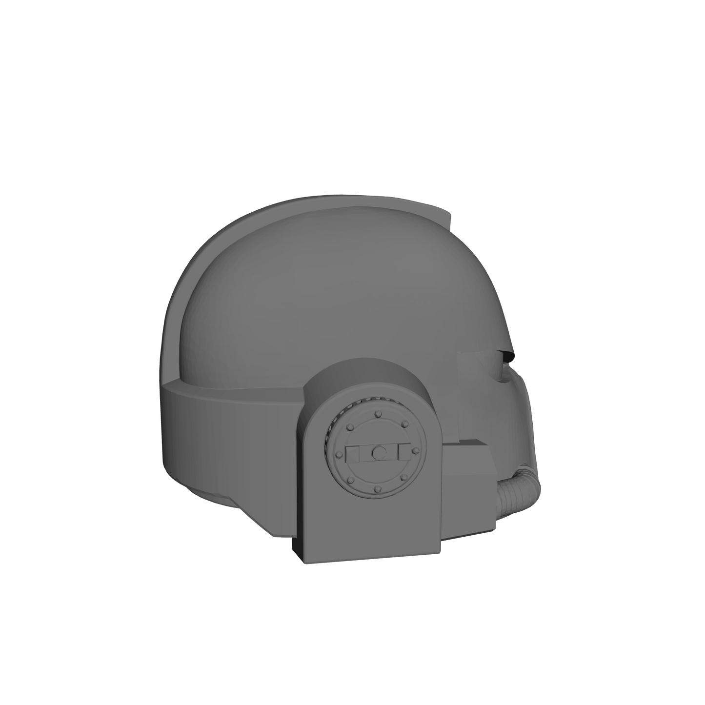 Red Scorpions Chapter Mark VII Helmet V2E for McFarlane Toys Loyalist Marine Action Figures Custom 1:12th Scale Head Swap