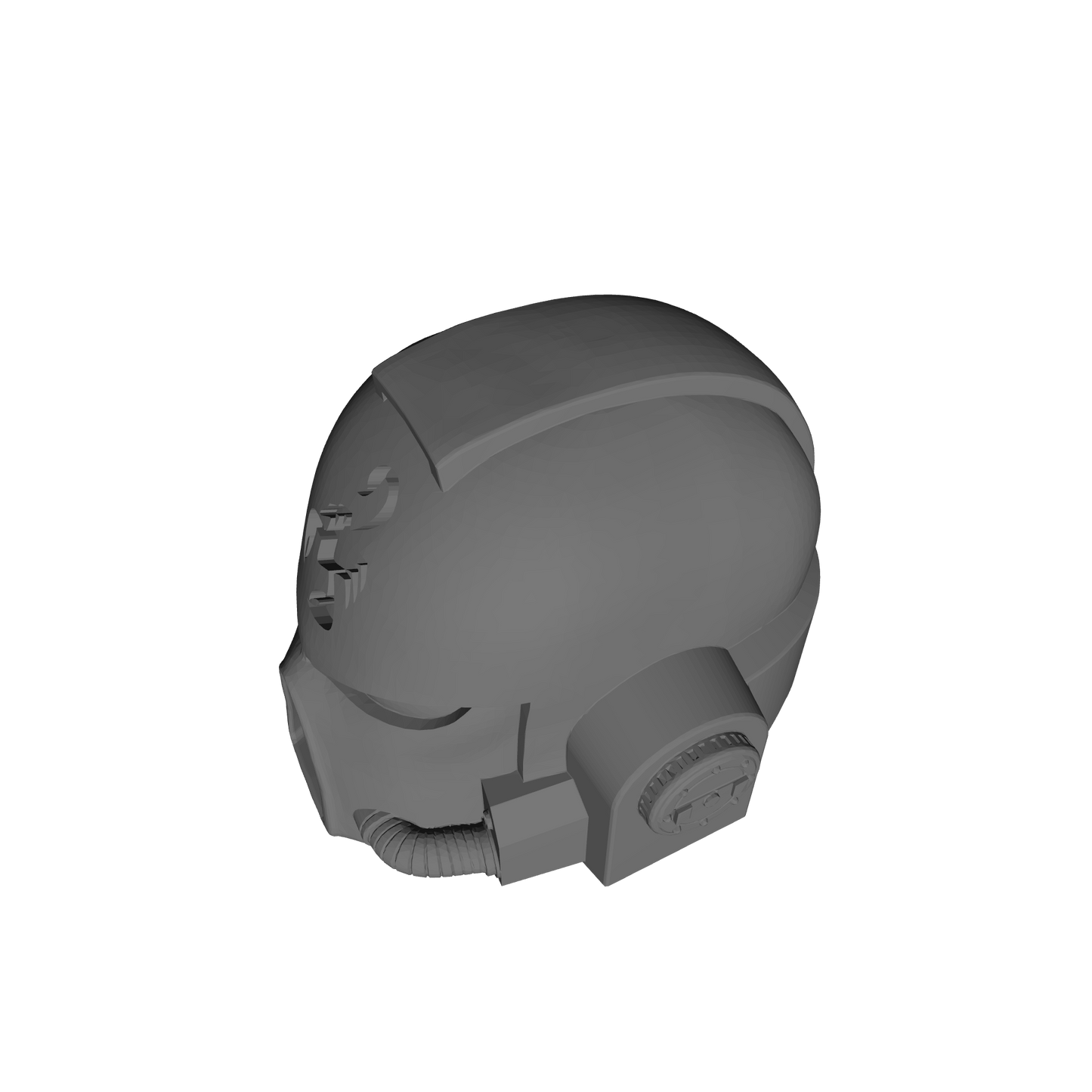 Red Scorpions Chapter Mark VII Helmet V2E for McFarlane Toys Loyalist Marine Action Figures Custom 1:12th Scale Head Swap