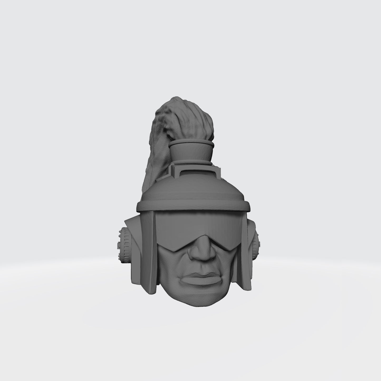 Thunder Legion MK1 Head Sculpt Open Face with Visor for Action Figures and Miniatures
