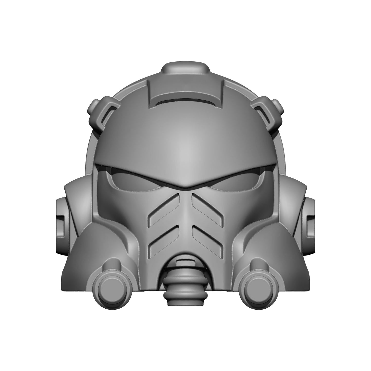 Gravis Captain Armour Mark X Helmet Plain for McFarlane 7 inch Space Marine Action Figures