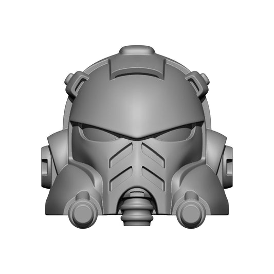 Gravis Captain Armour Mark X Helmet Plain for McFarlane 7 inch Space Marine Action Figures