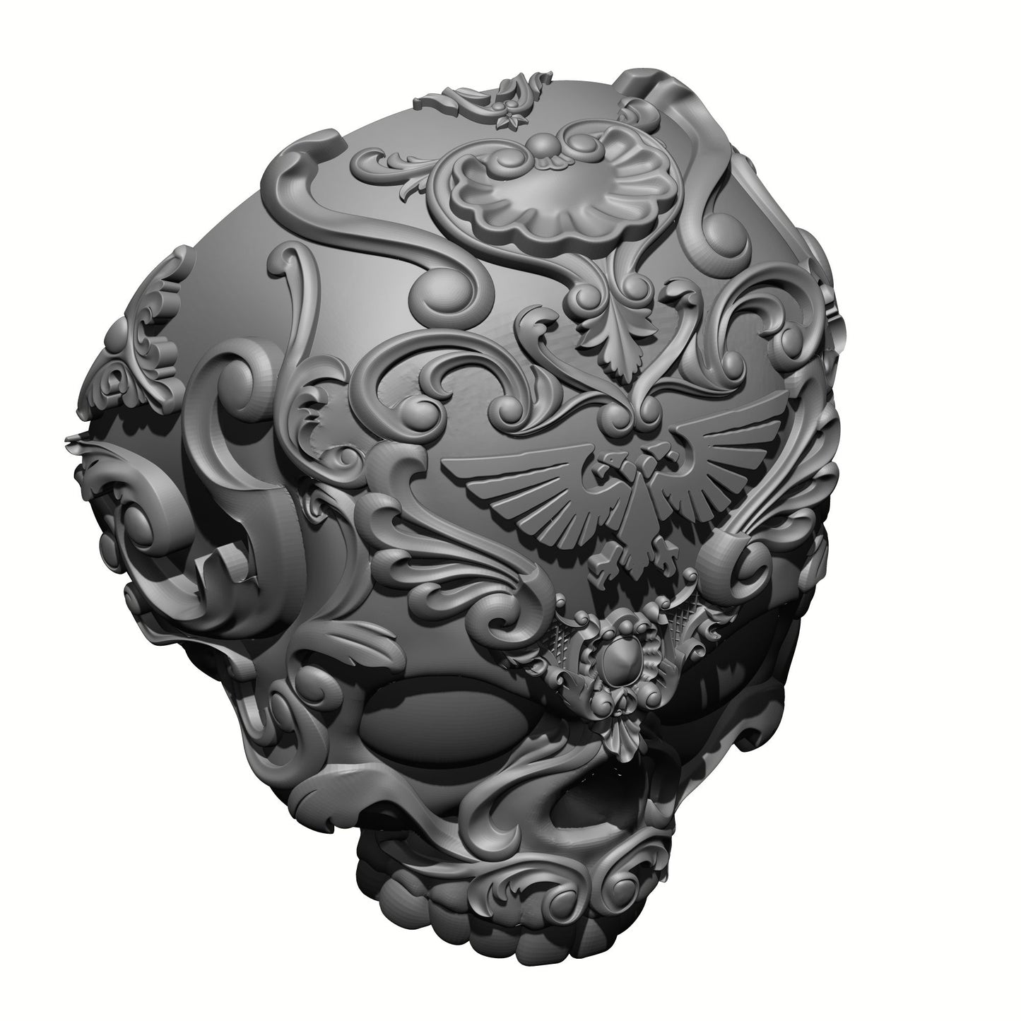 Custom Space Marine Los Muertos Chapter Knee Pad Armor for McFarlane Toys Action Figures
