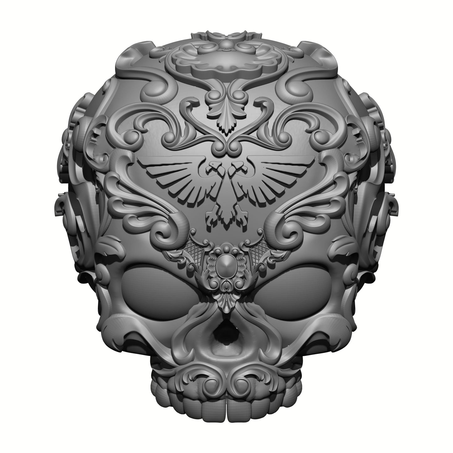 Custom Space Marine Los Muertos Chapter Knee Pad Armor for McFarlane Toys Action Figures