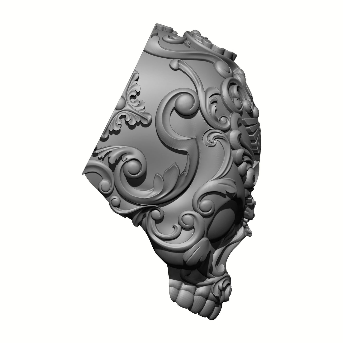 Custom Space Marine Los Muertos Chapter Knee Pad Armor for McFarlane Toys Action Figures