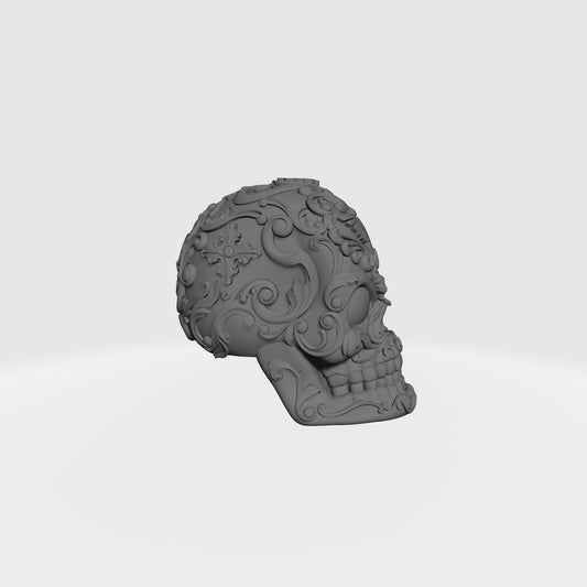Los Muertos Chapter Skull Helmet for McFarlane Toys Space Marine Action Figures