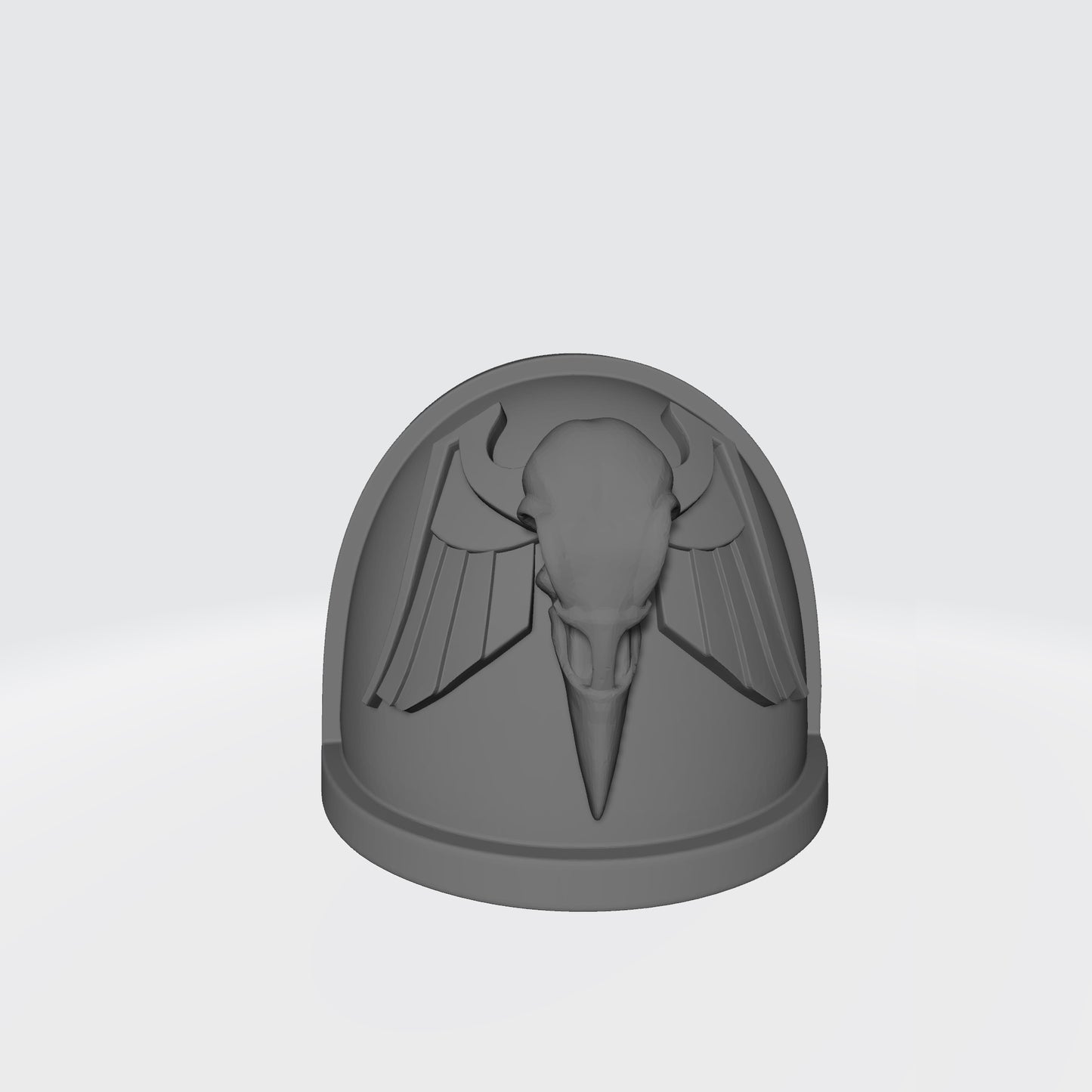 Raven Guard Shrike MK IV Right Shoulder Pad with Raven Skull for McFarlane Toys Space Marine Action Figures