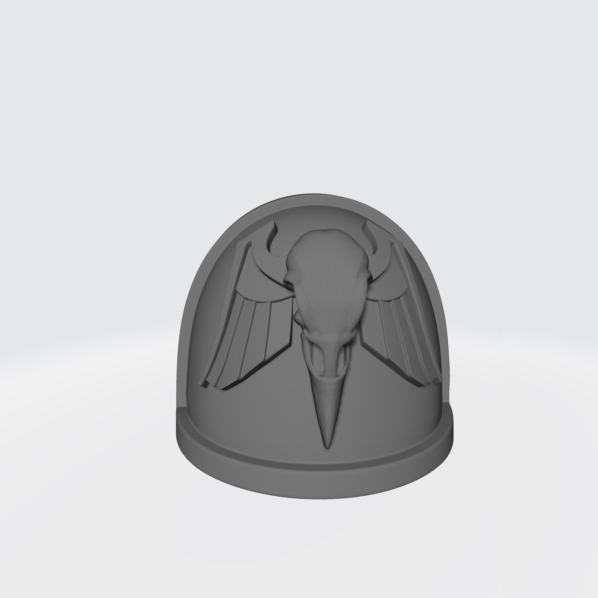 Raven Guard Shrike MK IV Right Shoulder Pad with Raven Skull for McFarlane Toys Space Marine Action Figures
