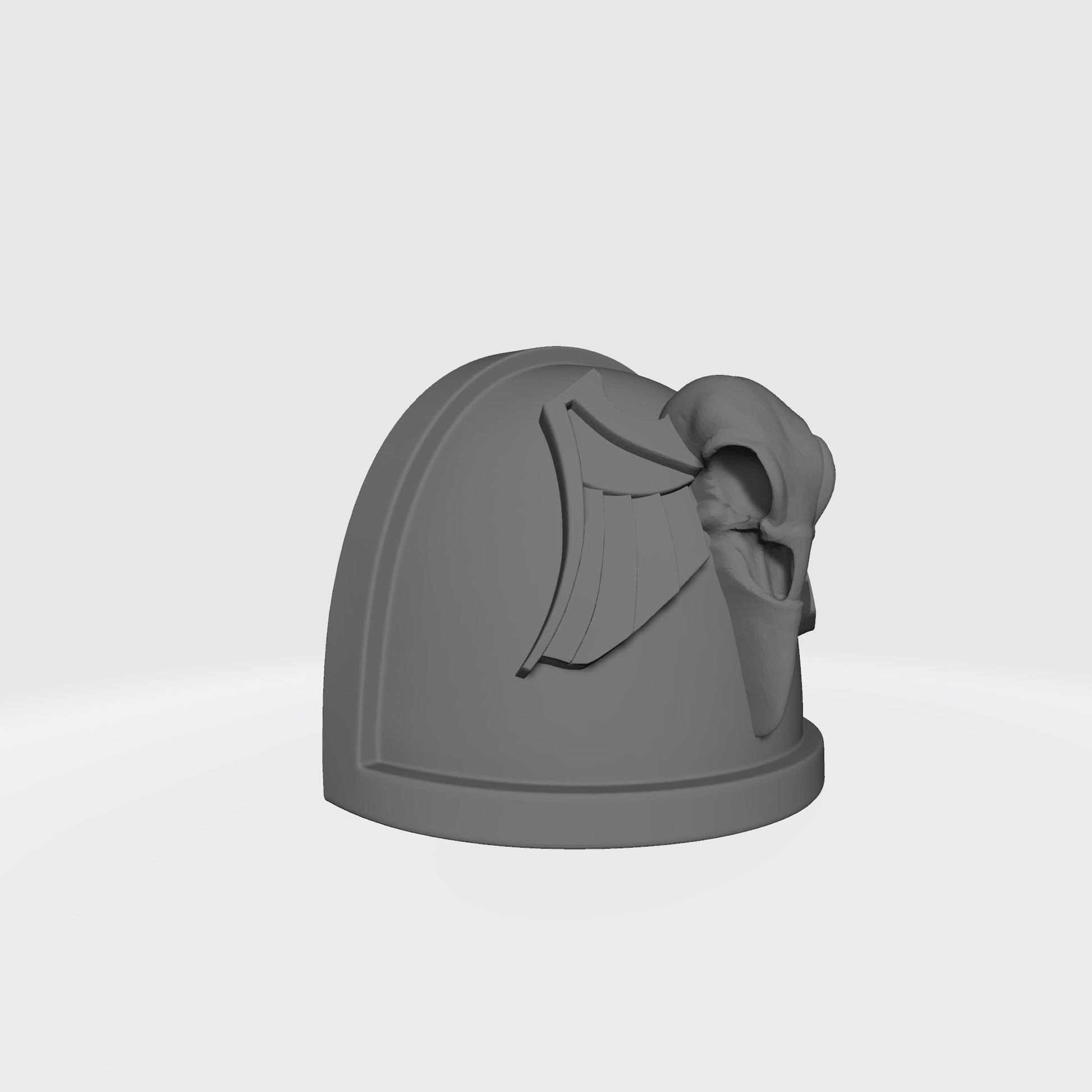 Raven Guard Shrike MK IV Right Shoulder Pad with Raven Skull for McFarlane Toys Space Marine Action Figures