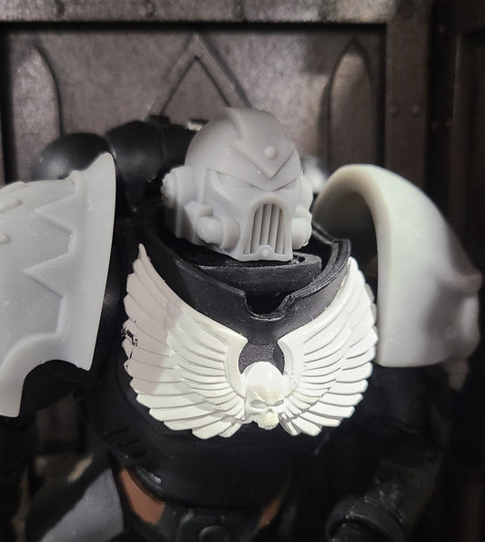 Custom Chaos Undivided Traitor Legions Mark VII Helmet with Arrow for McFarlane Toys Space Marine Action Figures