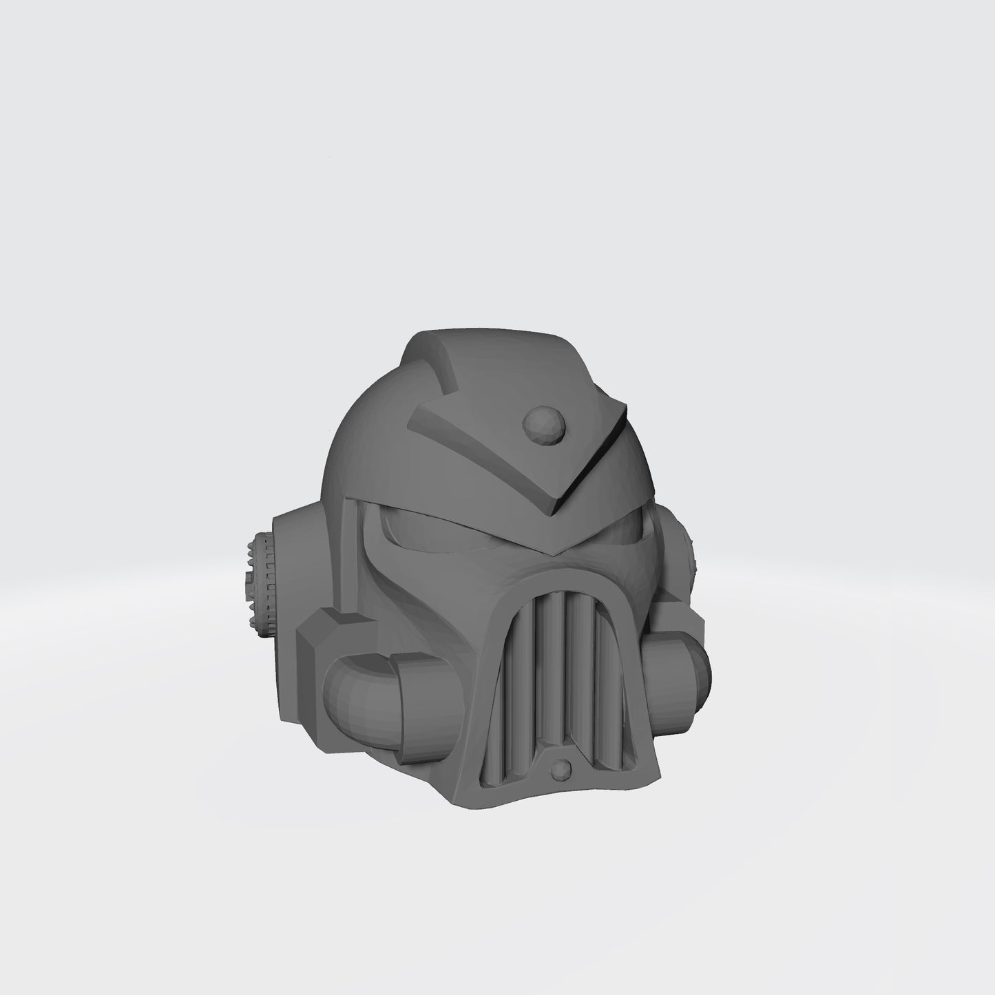 Custom Chaos Undivided Traitor Legions Mark VII Helmet with Arrow for McFarlane Toys Space Marine Action Figures