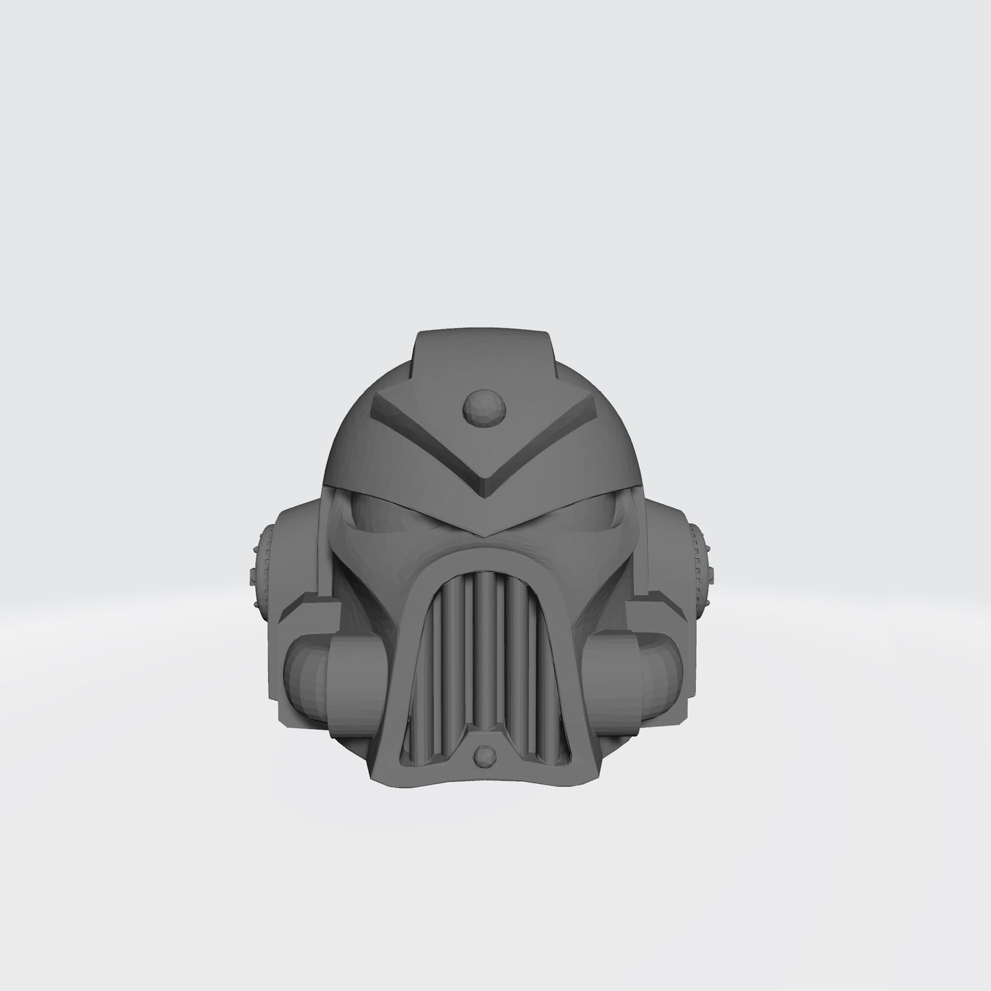 Custom Chaos Undivided Traitor Legions Mark VII Helmet with Arrow for McFarlane Toys Space Marine Action Figures