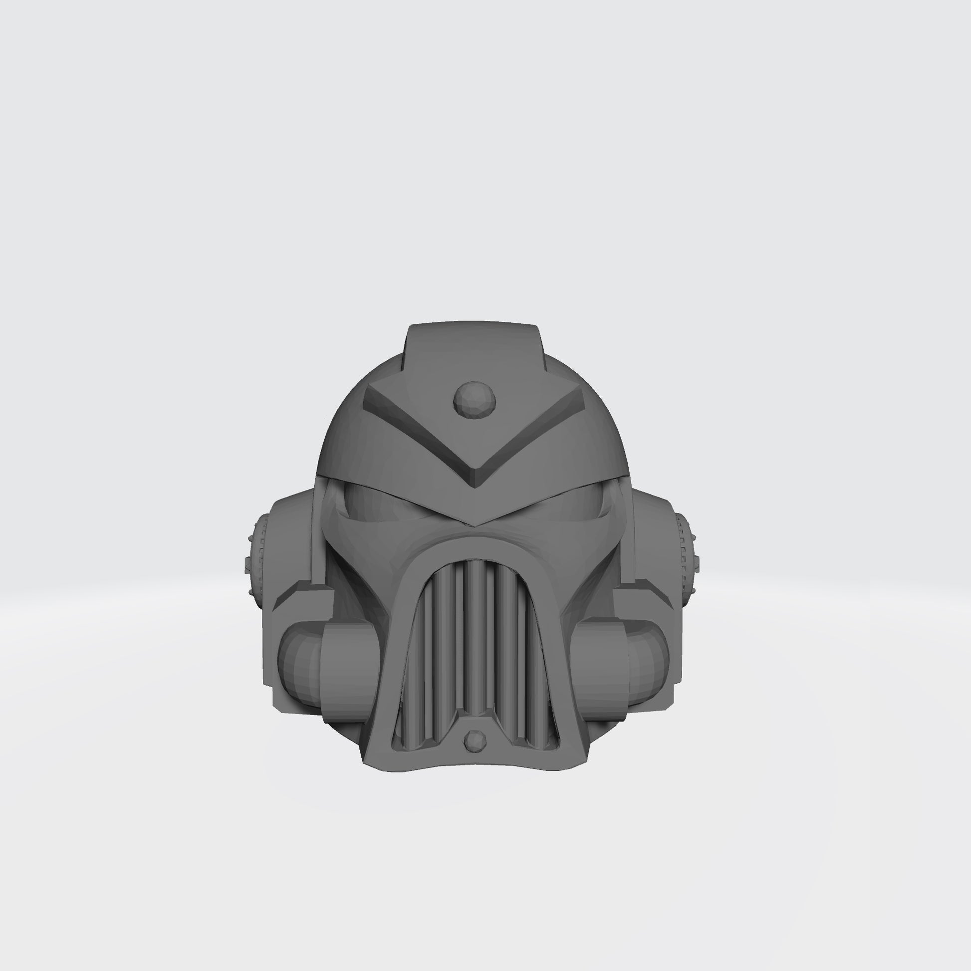 Custom Chaos Undivided Traitor Legions Mark VII Helmet with Arrow for McFarlane Toys Space Marine Action Figures