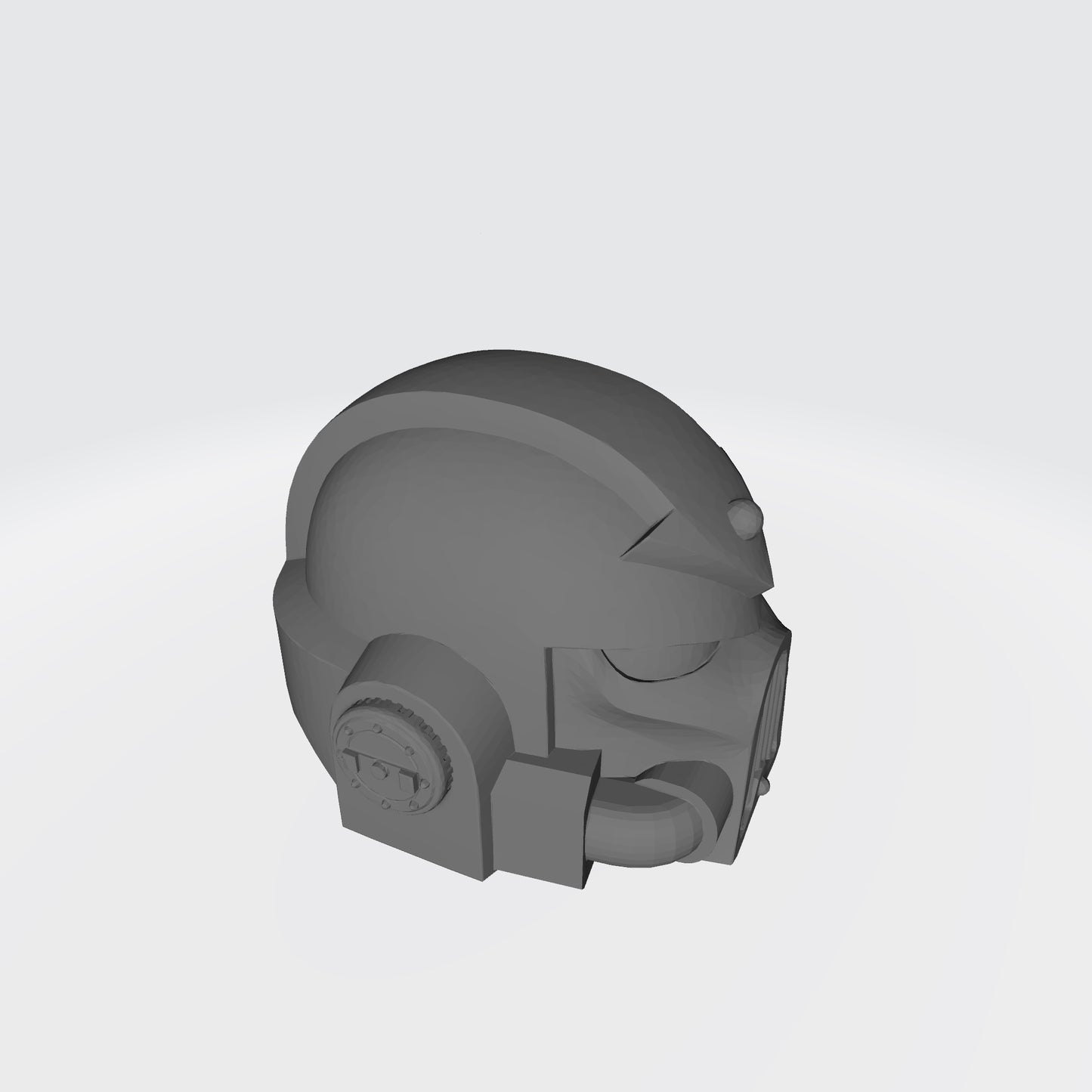 Custom Chaos Undivided Traitor Legions Mark VII Helmet with Arrow for McFarlane Toys Space Marine Action Figures